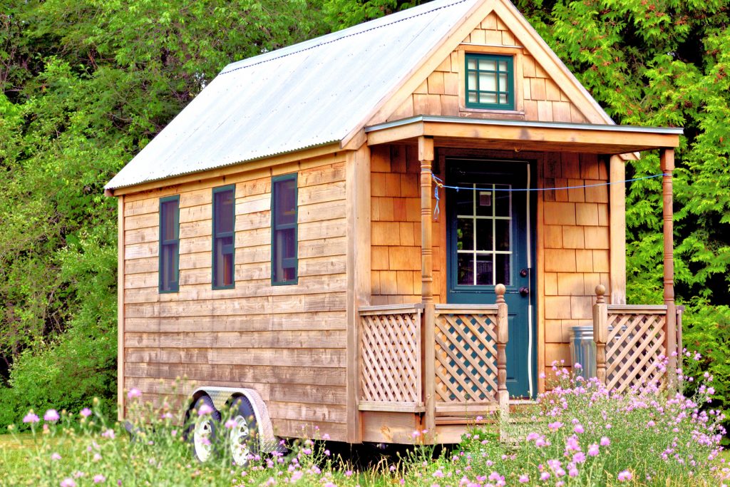 Alternativ wohnen in einem Tiny-House