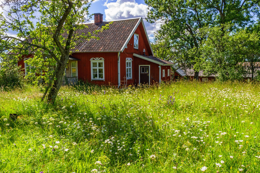 moderne Häuser im Schweden-Stil