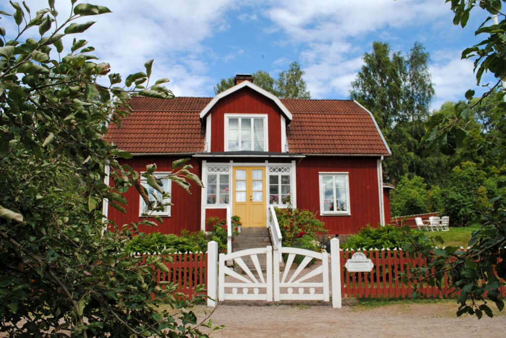 Ein Fertighaus als Schwedenhaus