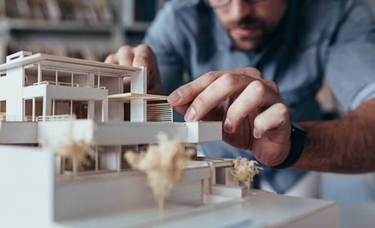 Ein Architektenhaus wird komplett vom Architekten geplant