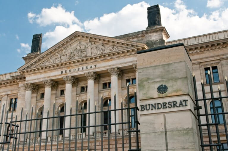 Das Gebäude des Bundesrates in Berlin.