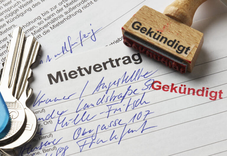 Wann darf der Vermieter den Mietvertrag kündigen