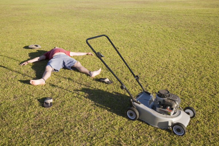 Gartenarbeit im Sommer