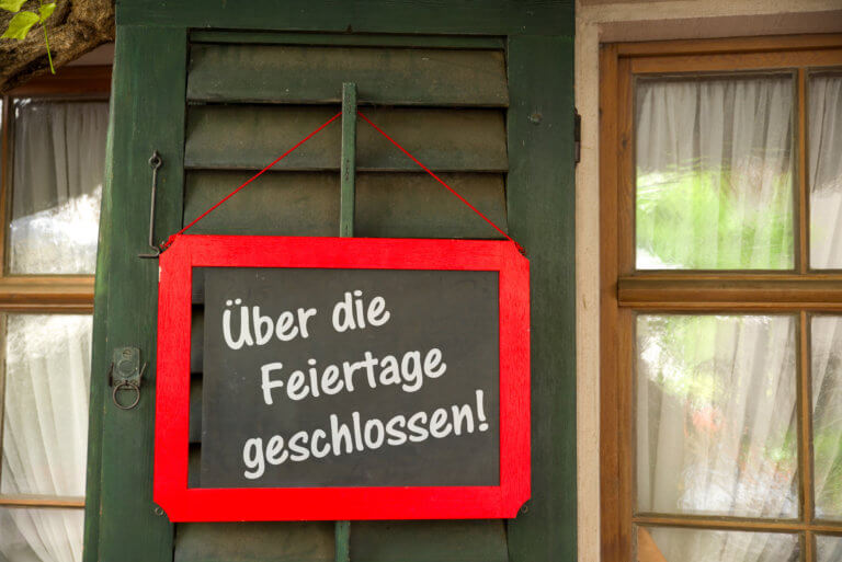 Betriebsferien - was ist erlaubt?