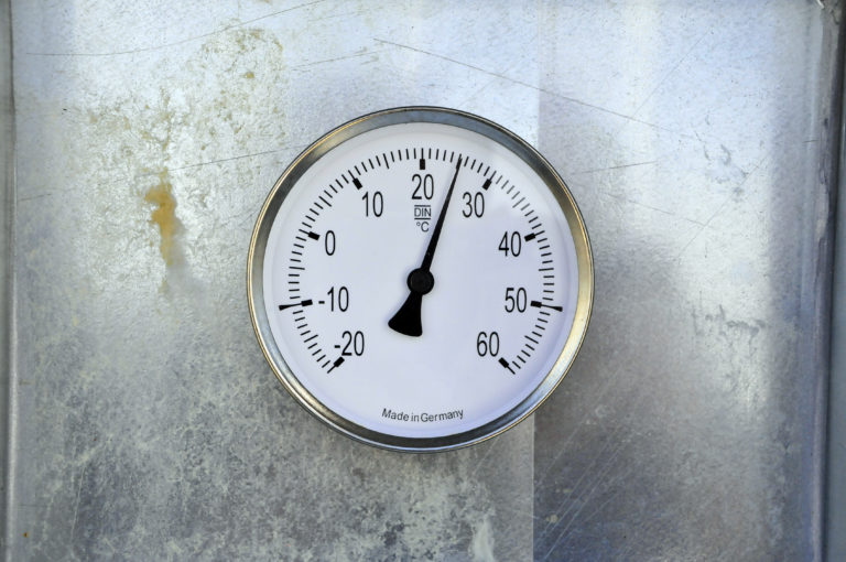 Anzeige der Vorlauftemperatur