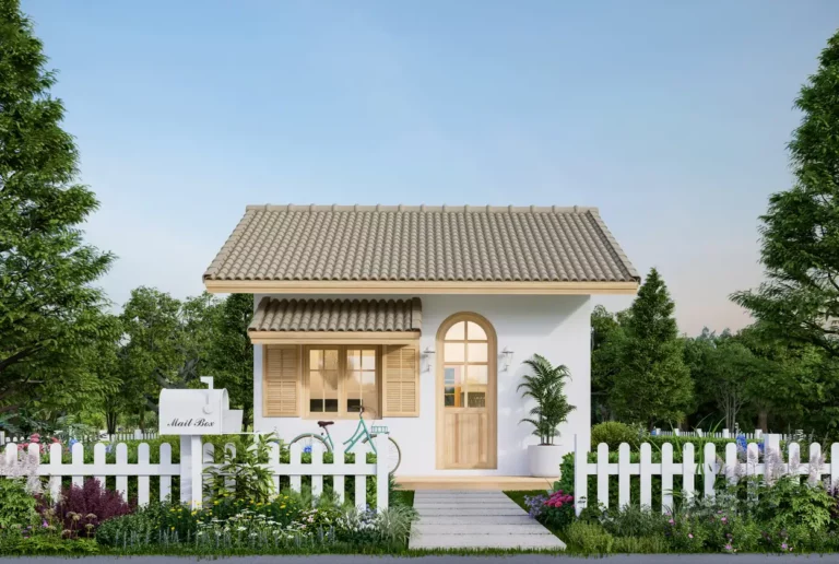 Kleines Tiny House als kompakter Wohnraum